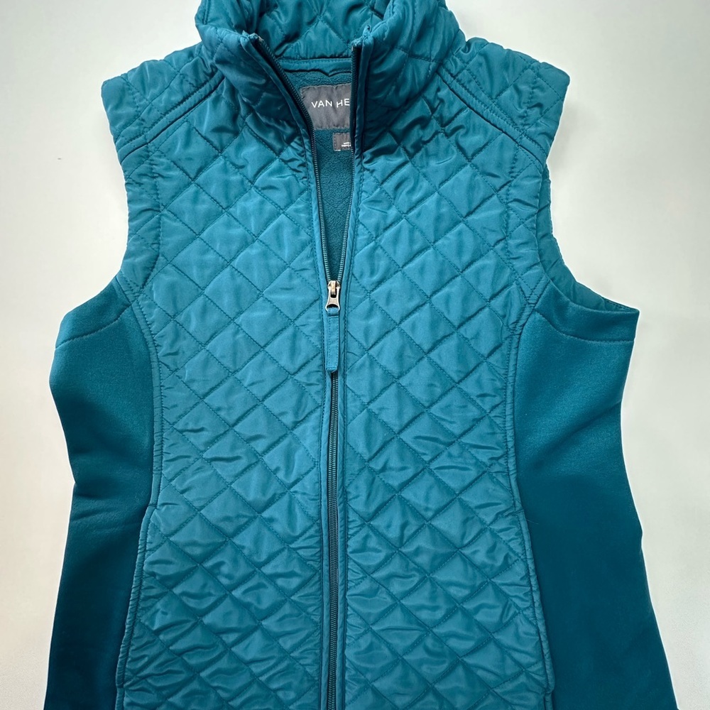 Van Heusen Teal Quilted Outerwear